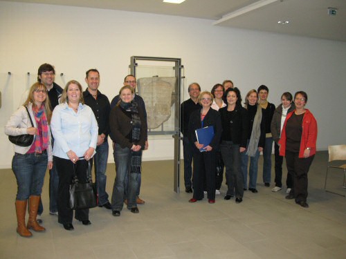 Gruppenbild im Museum