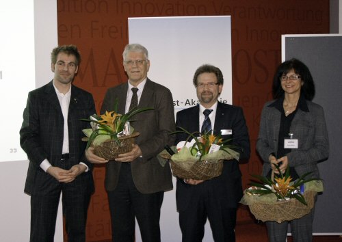 Holger C. Metzger, Kreissprecher WJ Würzburg, Herbert Wellhöfer, Fa. Wellhöfer GmbH & Co. KG, Jörg Conradi, Fa. Conradi Consult, Karin L. Meier, Mediengruppe Main-Post